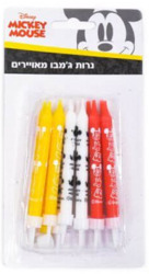 Birthday Cake Candles Micky Mouse 12 pcs