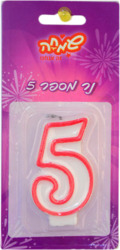 Birthday Cake Candles -Numbers 1 pcs