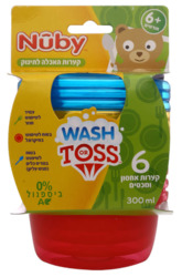 Nuby Wash Or Toss Dishes 6+