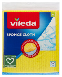 Vileda Sponge  Cloth 3Pcs