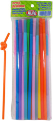 Drinking Extra Long Straw...