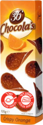 36 Crispy Chocolate  Orange 125g