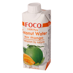 Foco Pure Coconut Water W/Mango