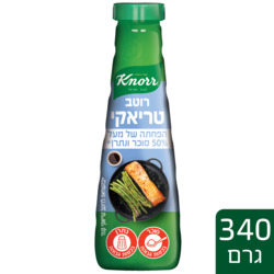 Knoors Teriyaki Sauce Less Sugar