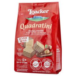 Loacker Quadaratini Napolitaner Red 125g