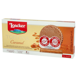 Loacker Tortilla Waffle Filled With Caraml 126g