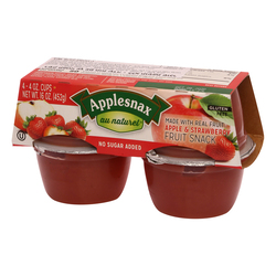 Apple & Strawberry Fruit Snack Made with Real Fruit 4 ct