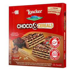 Loacker Choco & Cereals 4x25g