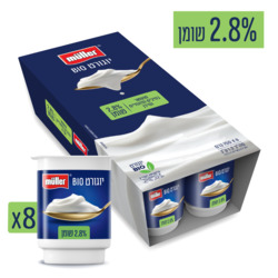 Tara Muller 100% Natural Yogurt 2.8%  8*