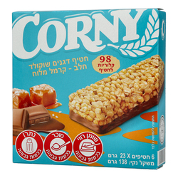Corny Milk Cereal Bar With Caramel 138gr