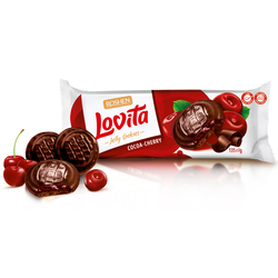 Roshen Cherry & Cocoa Cookies 135g