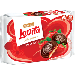 Roshen Lovita Strawberry Cookies 420g