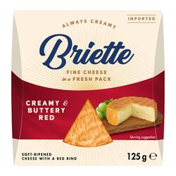 Briette Cheese Cream & Buttery Red 125g