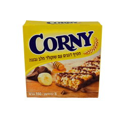 Corny Cereal Bar W.Milk Choco & Banana 6