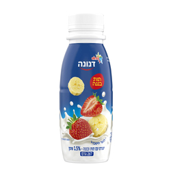 Strauss Danona Bio Drink Straw/Banana Fl