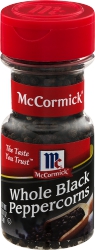 Whole Black Peppercorns