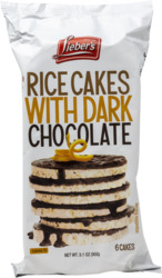 Rice Cakes with Dark Chocolate 6 ct