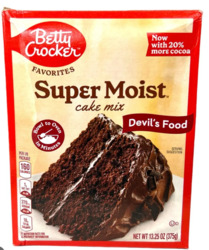 Betty Crocker Devil food cake