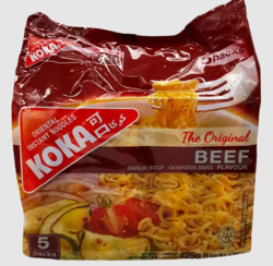 Koka Oriental Style Noodles-Beef 5*85 g