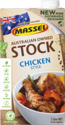 Massel Organic Liquid Chicken Stock 1L