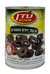 Eden  Black Sliced Olives 560g